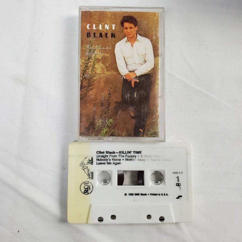 Clint Black Killin’ Time Cassette 1989 RCA BMG